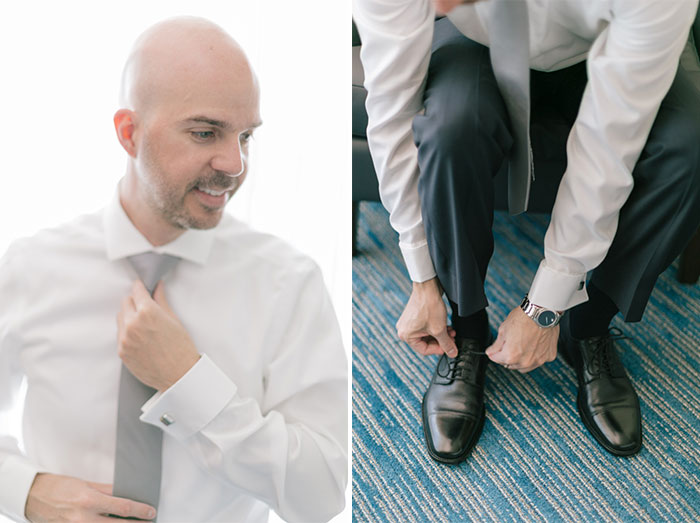 Groom Preparation at Hilton Fort Lauderdale