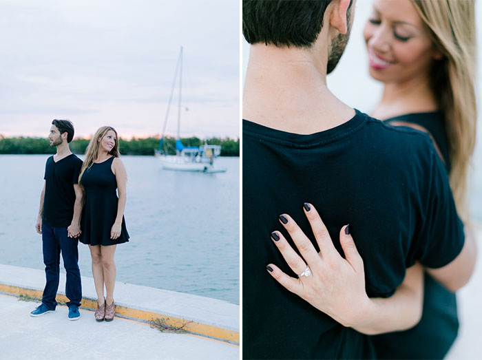 Engagement on the beach