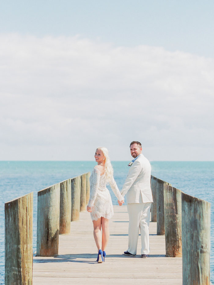Key Largo wedding elopement Fuji 400H