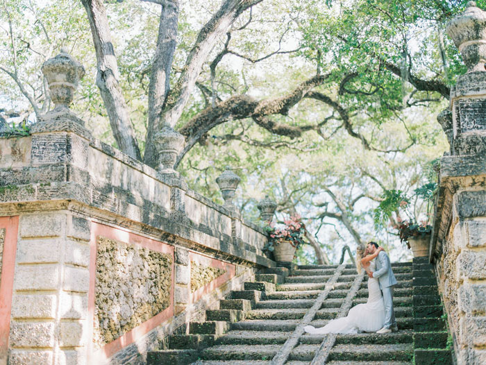 Vizcaya wedding Contax 645 Fuji 400H