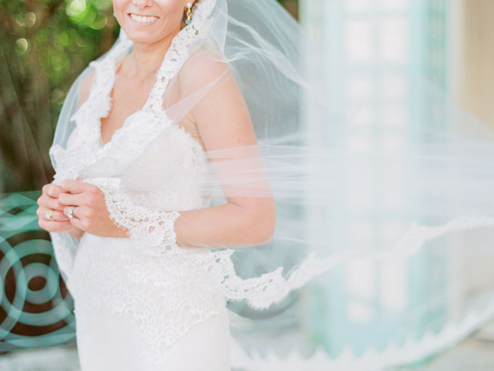 Vizcaya Museum and Gardens wedding Contax 645 Fuji 400H 