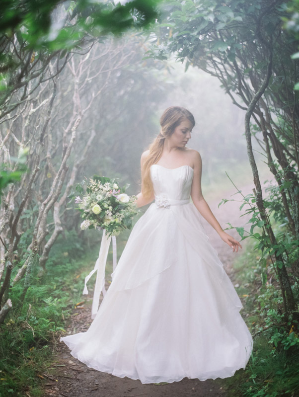 Asheville wedding photographer Contax 645 Fuji 400H