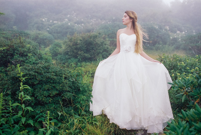 Blue Ridge wedding inspiration Contax 645 Fuji 400H