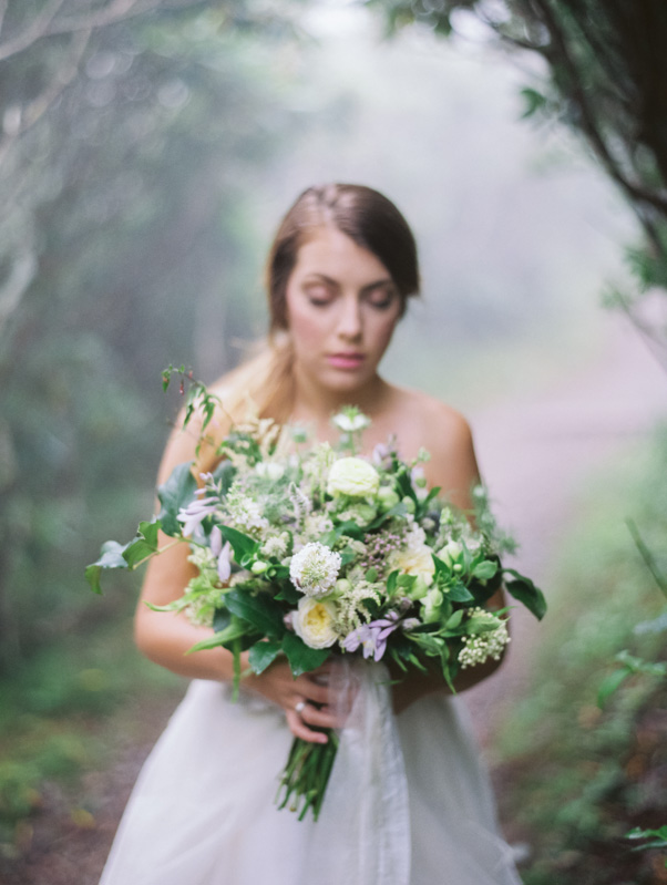 Foggy Mountain Wedding Inspiration Contax 645 Fuji 400H