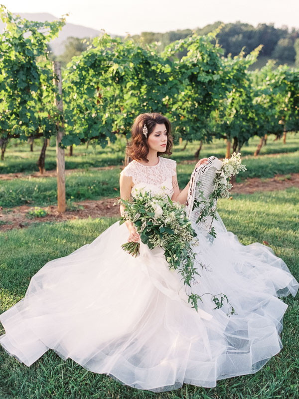 Vineyard Wedding Inspiration Contax 645 Fuji 400H