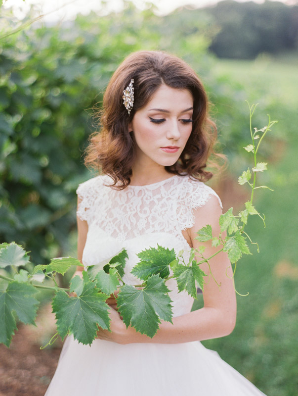 Vineyard Wedding Inspiration Contax 645 Fuji 400H