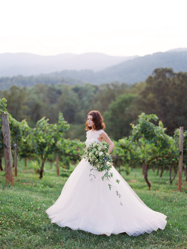 Vineyard Wedding Inspiration Contax 645 Fuji 400H