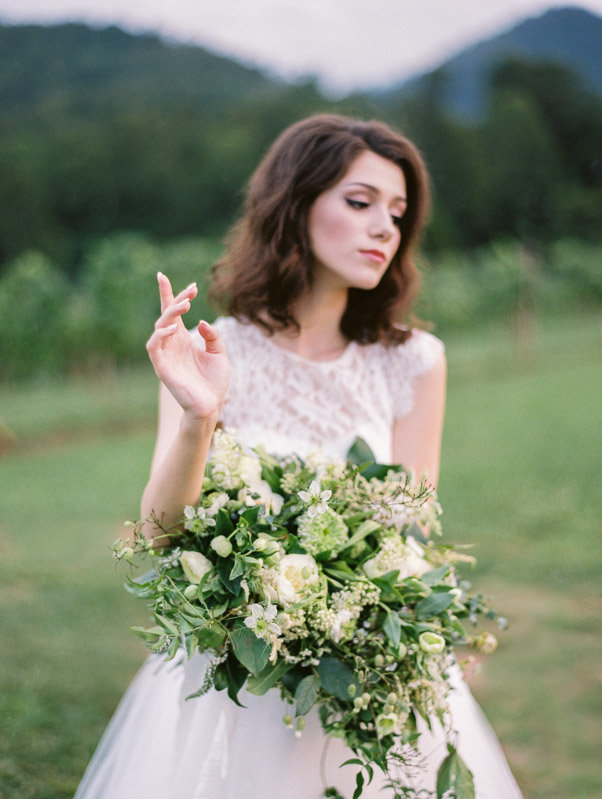 Vineyard Wedding Inspiration Contax 645 Fuji 400H