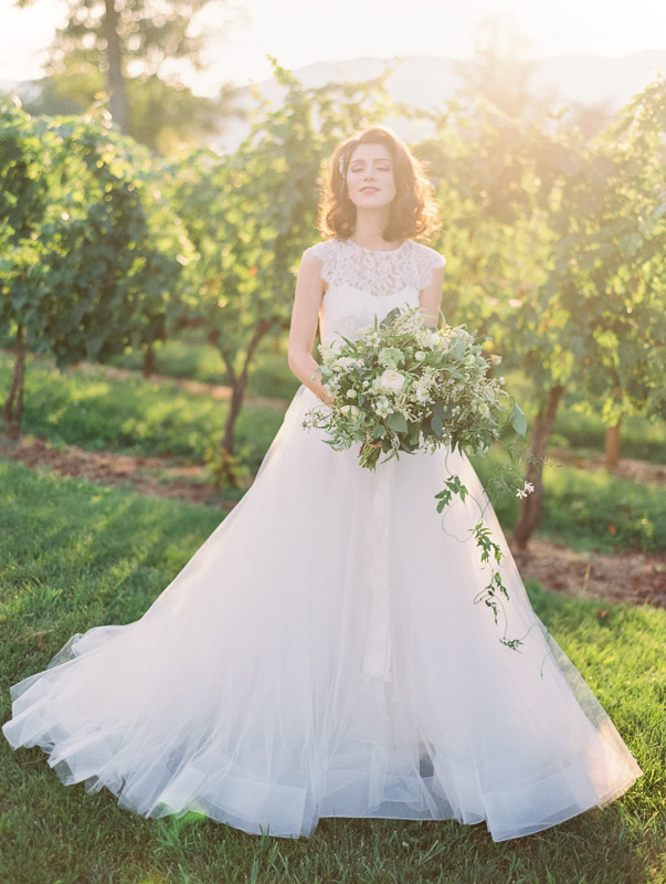 Vineyard Wedding Inspiration Contax 645 Fuji 400H