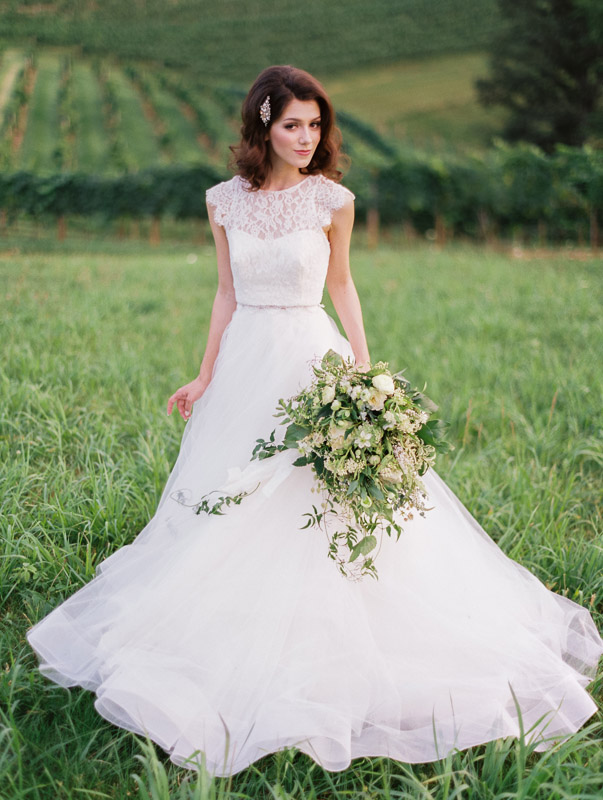 Blue Ridge wedding inspiration Contax 645 Fuji 400H