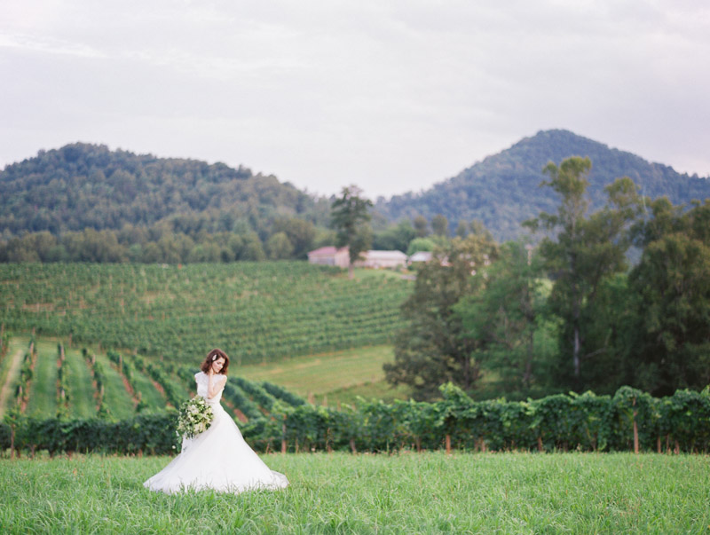 Asheville wedding photographer Contax 645 Fuji 400H