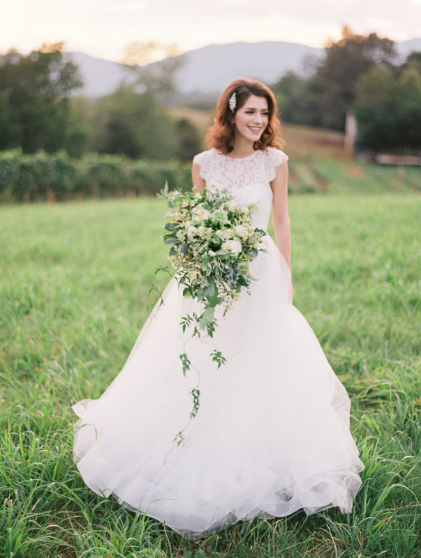 Asheville wedding photographer Contax 645 Fuji 400H