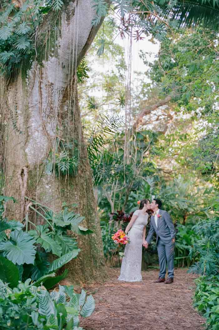 Flamingo Gardens Wedding Portra 800