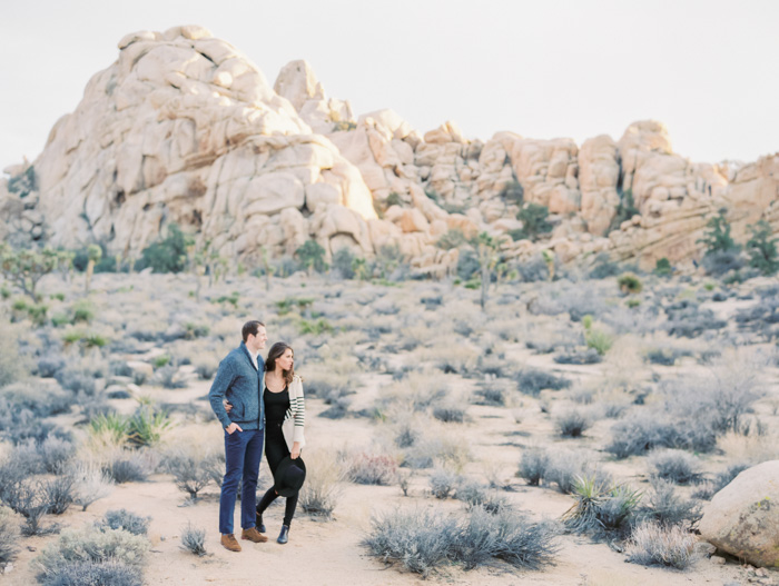 Joshua Tree Engagement Contax 645 Fuji 400H