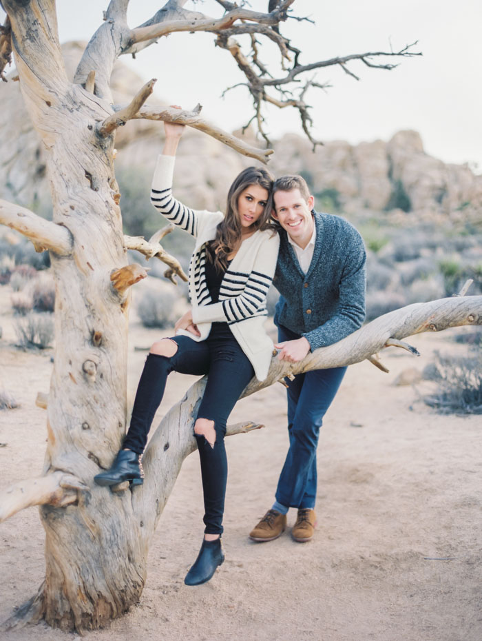 Joshua Tree Engagement Contax 645 Fuji 400H