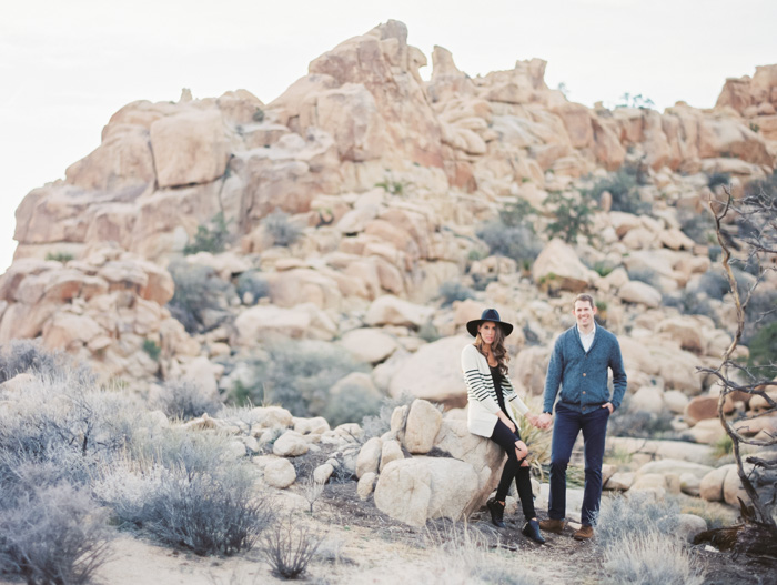 Joshua Tree Engagement Contax 645 Fuji 400H