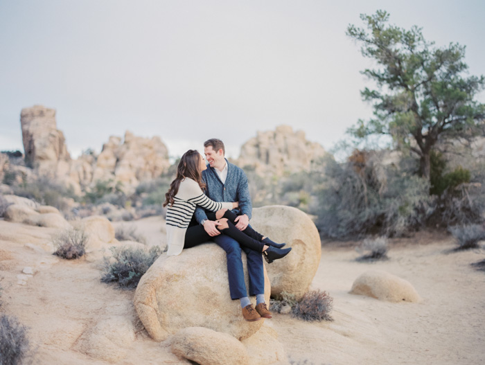 Joshua Tree Engagement Contax 645 Fuji 400H