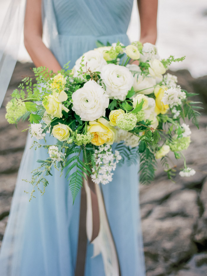 Malibu Beach Wedding Inspiration Contax 645 Fuji 400H