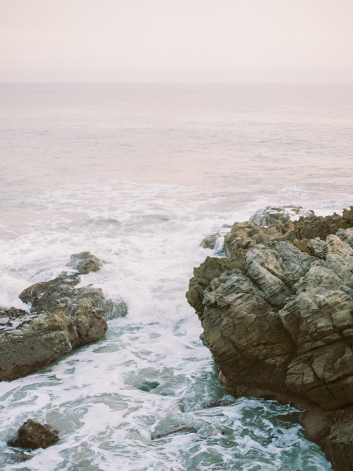 Malibu Beach Wedding Inspiration Contax 645 Fuji 400H