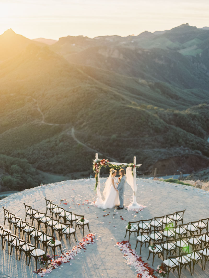 Malibu Rocky Oaks Wedding Contax 645 Fuji 400H