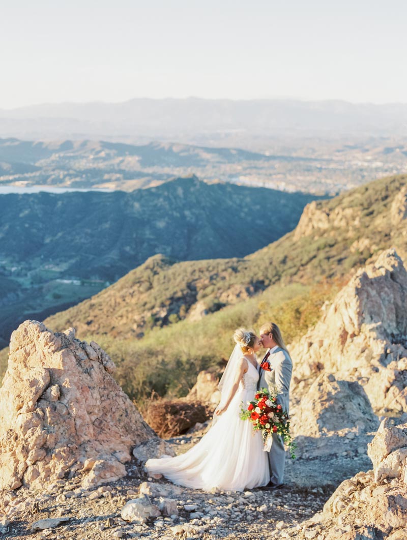 Malibu Rocky Oaks Wedding Contax 645 Fuji 400H