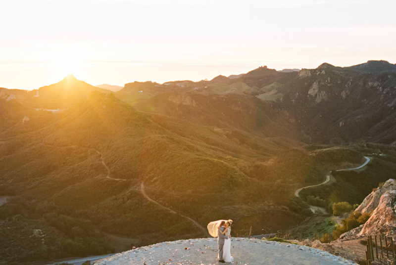 Malibu Rocky Oaks Wedding Contax 645 Fuji 400H