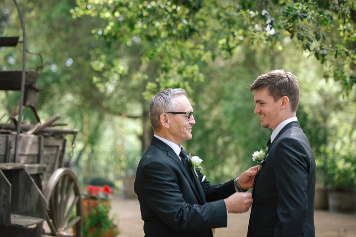 Groom's preparation