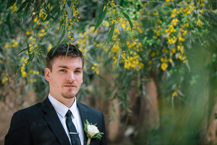 Groom's portrait