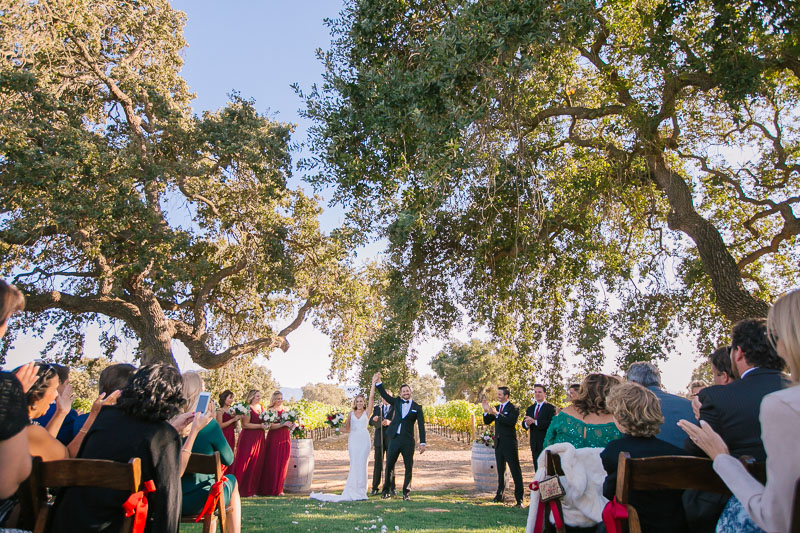 Roblar winery wedding