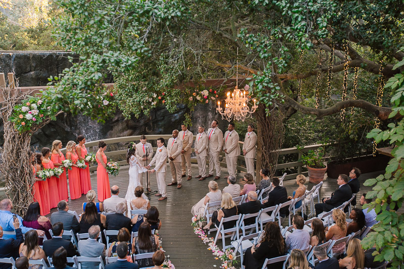 Calamigos Oak Room wedding