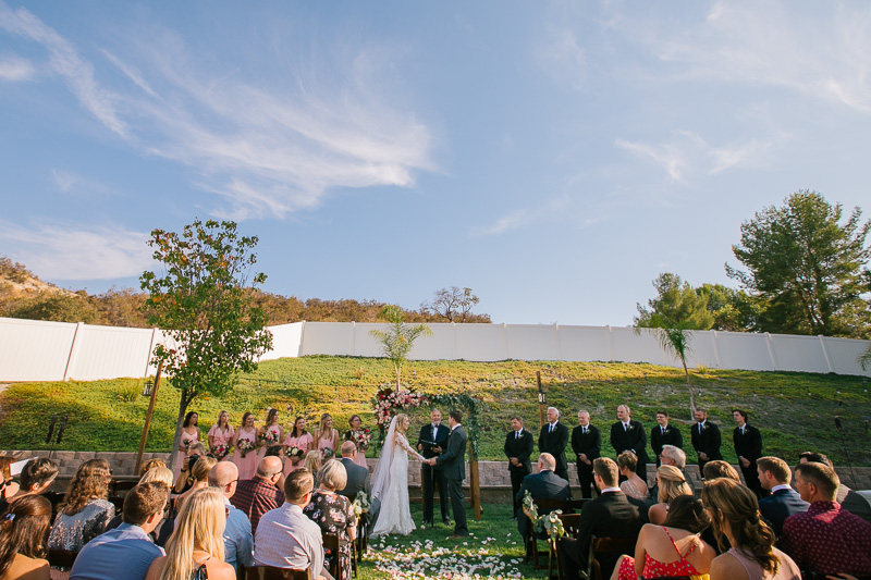 Santa Clarita backyard wedding