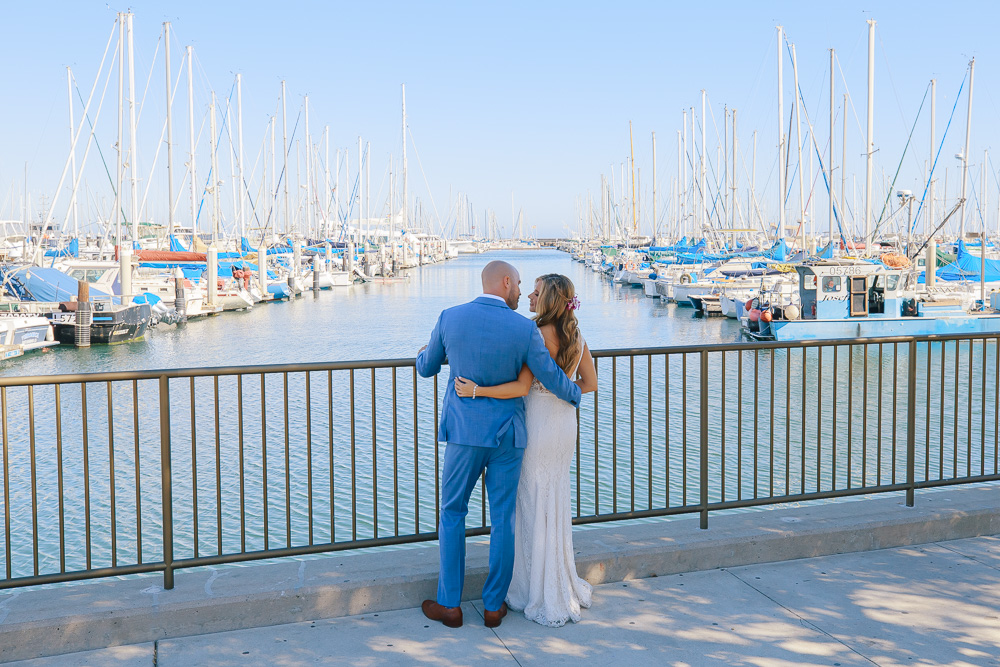 Santa Barbara boat wedding