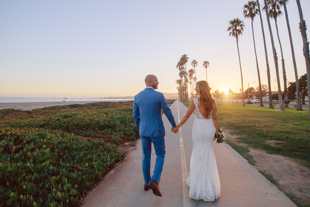 Santa Barbara boat wedding